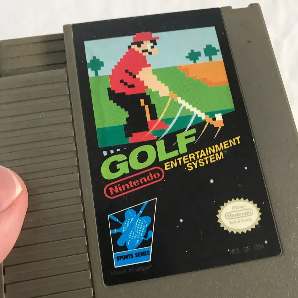 3/$20 Nintendo NES Golf Sports Series Video Game Cartridge 1985 Not Tested